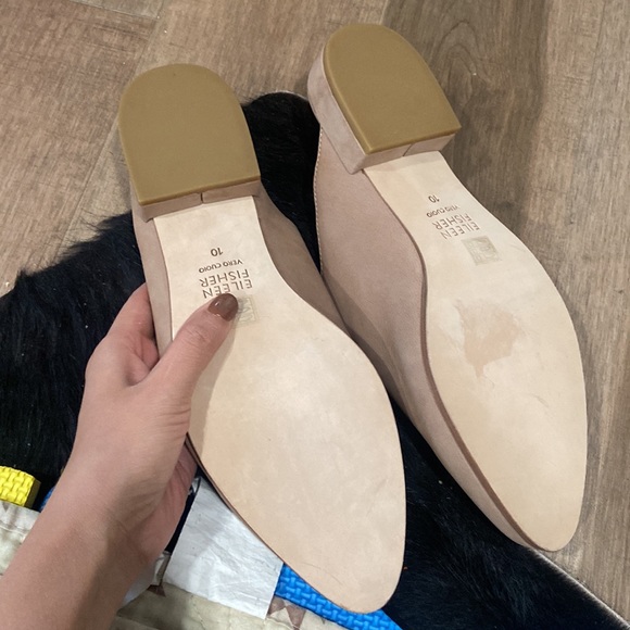 NWT Eileen Fisher pointy flat mules, size 10 - Picture 4 of 4